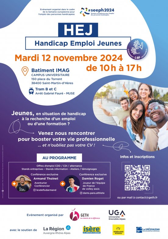 Affiche Handicap Emploi Jeunes (HEJ)